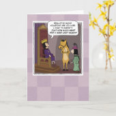 私のおもしろい王国は馬の誕生日 カード (黄色い花)