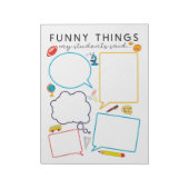 私のおもしろい生徒が言った事 ノートパッド (回転)