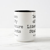 私のおもしろい生徒たちの涙 |文献先生 ツートーンマグカップ (中央)