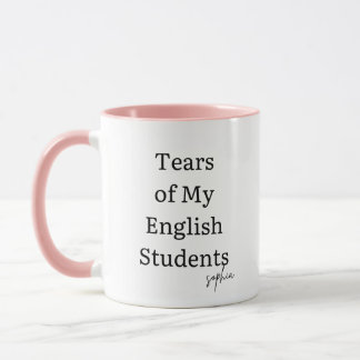 私のおもしろい生徒たちの涙 |英語先生 マグカップ