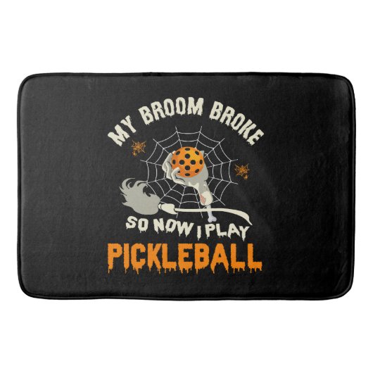 私のおもしろい箒が壊れたので、私はピックル遊ボール バスマット (正面)