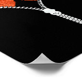 私のおもしろい糸ストップの編み物を見てcrocheting ポスター (角)