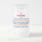 私のおもしろい義理の引用文 フロストグラスビールジョッキ (中央)