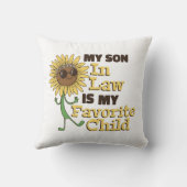 私のおもしろい義理の息子は私の子お気に入りの家族Ma クッション (裏面)