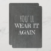 私のおもしろい花嫁のメイドは? 招待状 (正面/裏面)