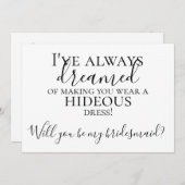 私のおもしろい花嫁の提案をしてくれないか 招待状 (正面/裏面)