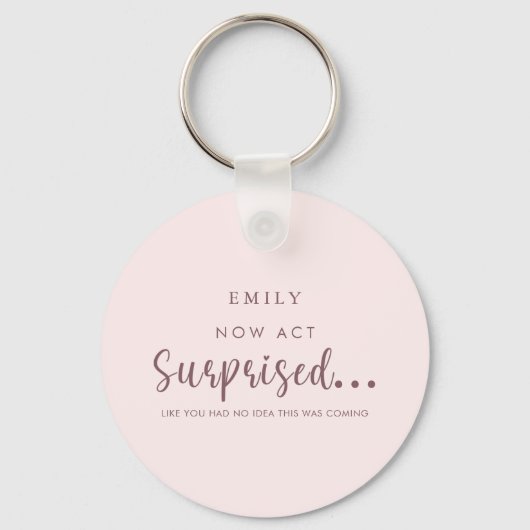 私のおもしろい花嫁の提案を頼む キーホルダー (正面)