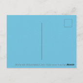 私のおもしろい足のハロウィーンフクロウをトリックまたは治療 ポストカード (裏面)