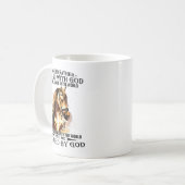 私のおもしろい馬は私が見事に撃つもしあなたの顔を持っていた コーヒーマグカップ (正面左)