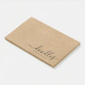 私のおもしろい麺クラフトブラウンからドードル ポストイット (アングル)