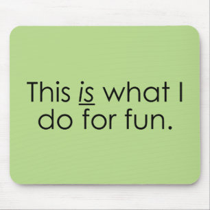 私のおもしろい マウスパッド