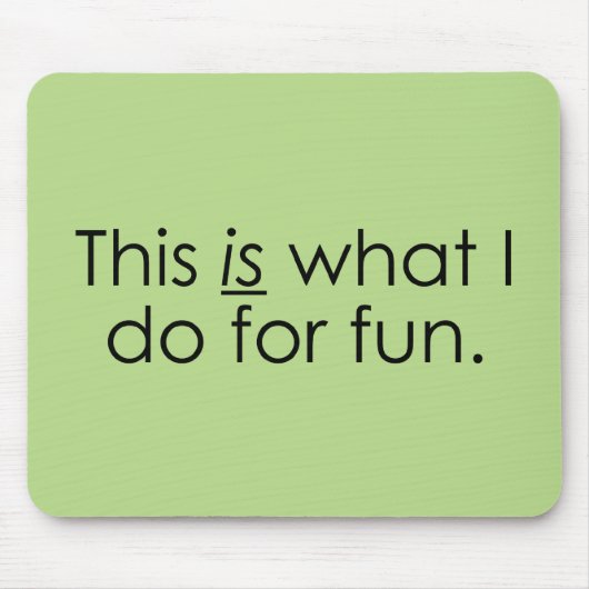 私のおもしろい マウスパッド (正面)