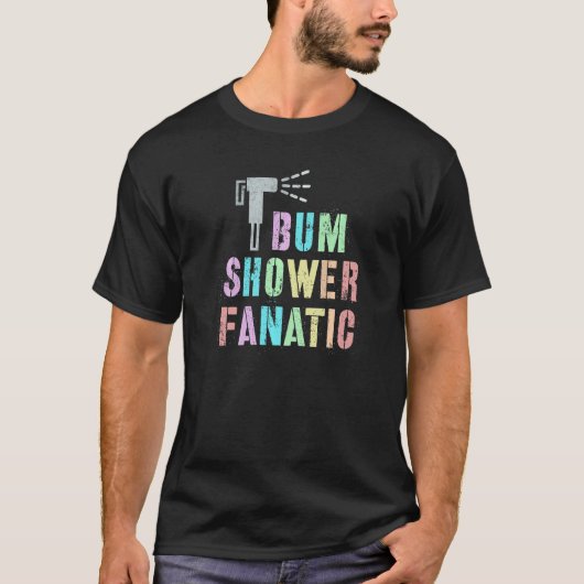 私のおもしろいBUM FANATIC BIDETスプレー水ク最高のレニ Tシャツ (正面)