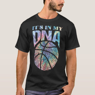 私のおもしろいDNA女子バスケットボールの恋人バスケットにある Tシャツ