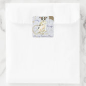 私のおもちゃキツネテリア食べー私のレッスンプラン スクエアシール (バッグ)