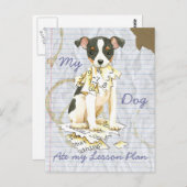 私のおもちゃキツネテリア食べー私のレッスンプラン ポストカード (正面/裏面)