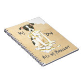 私のおもちゃキツネテリア食べー私の宿題 ノートブック (右側)