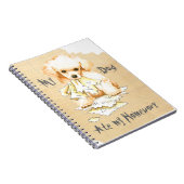 私のおもちゃ食べが宿題を出す ノートブック (右側)