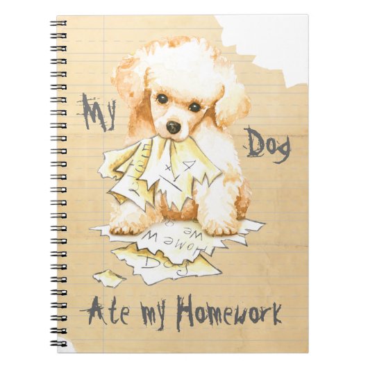 私のおもちゃ食べが宿題を出す ノートブック (正面)