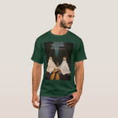 私のお化けのような大きなイライラと幽霊の写真 Tシャツ (正面フル)