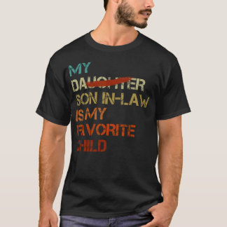 私のお婿さんは一番好きな子供 おもしろTシャツ - 差し替え Tシャツ