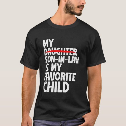 私のお婿さんは私のお気に入りの子供 レトロな義母 Tシャツ (正面)