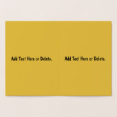 私のお尻が痛い!ー何が?バニおもしろいー 箔カード (内部)