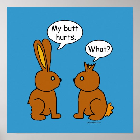 私のお尻が痛い!ー何が? ポスター (正面)