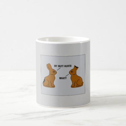 私のお尻の傷。 何か。 コーヒーマグカップ (中央)