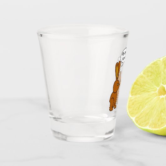 私のお尻の傷! -何か。 ショットグラス (左)