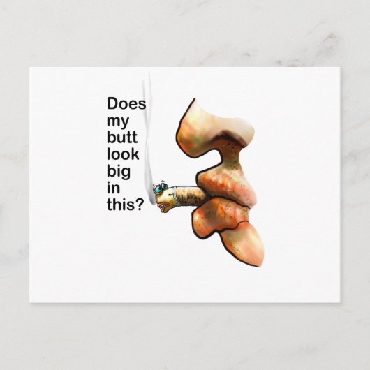 私のお尻はこれで大きく見ますか。 ポストカード (正面)