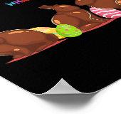 私のお尻はどこどこでイースターおもしろいバニーが痛い ポスター (角)