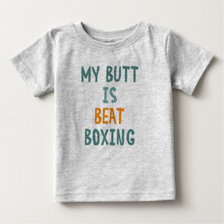 私のお尻はbeatboxing ベビーTシャツ