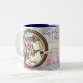 私のお母さんのため ツートーンマグカップ (正面左)