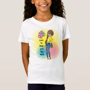 私のお母さんのように、買物をする愛! Tシャツ