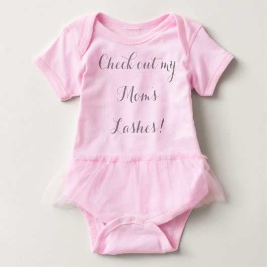 私のお母さんの鞭を点検して下さい ベビーボディスーツ (正面)