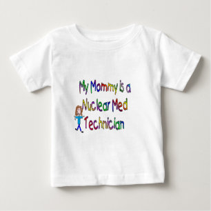私のお母さんはです核Medの技術者(子供) ベビーTシャツ