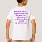 私のお母さんはジッパーの頭部です Tシャツ (裏面)