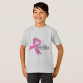 私のお母さんは乳癌を生き延びました Tシャツ (正面フル)