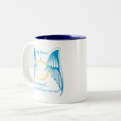 私のお母さんは天使です ツートーンマグカップ (正面左)