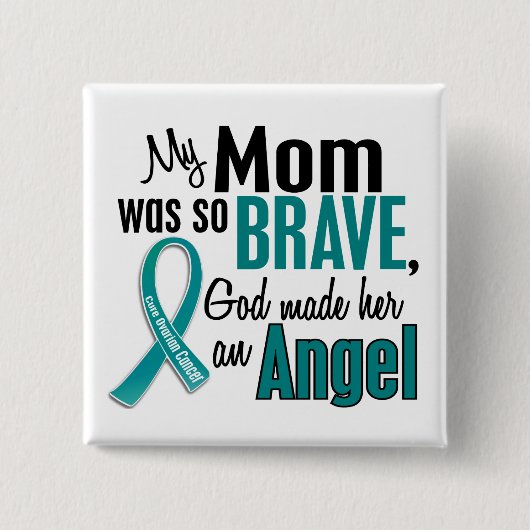 私のお母さんは天使1の卵巣癌です 缶バッジ (正面)