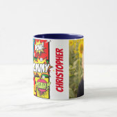 私のお母さんは私を写真愛します マグカップ (中央)