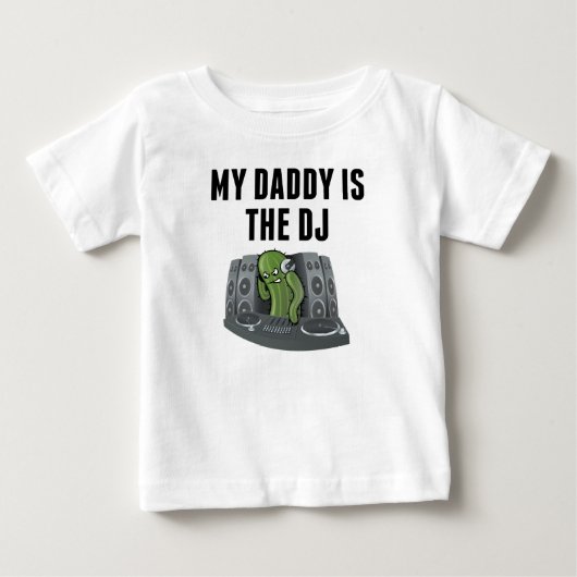 私のお母さんはDJです ベビーTシャツ (正面)