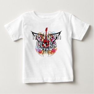 私のお母さんはTシャツを揺すります ベビーTシャツ
