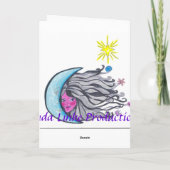 私のお母さんへのメリークリスマス シーズンカード (裏面)