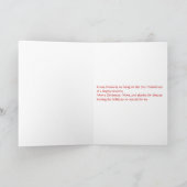 私のお母さんへのメリークリスマス シーズンカード (内部)