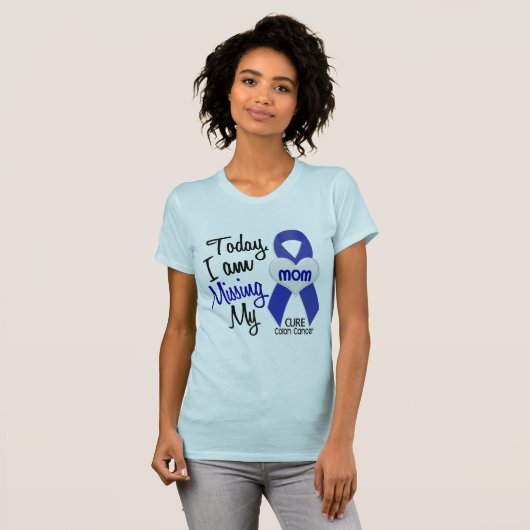 私のお母さんを恋しく思っている結腸癌 Tシャツ (正面フル)