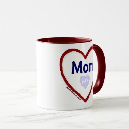 私のお母さんを愛して下さい マグカップ (正面右)