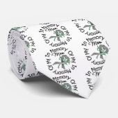 私のお母さんを記念して脳腫瘍 ネクタイ (ロール)