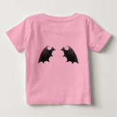 "私のお母さん入れ墨" ベビーTシャツ (裏面)